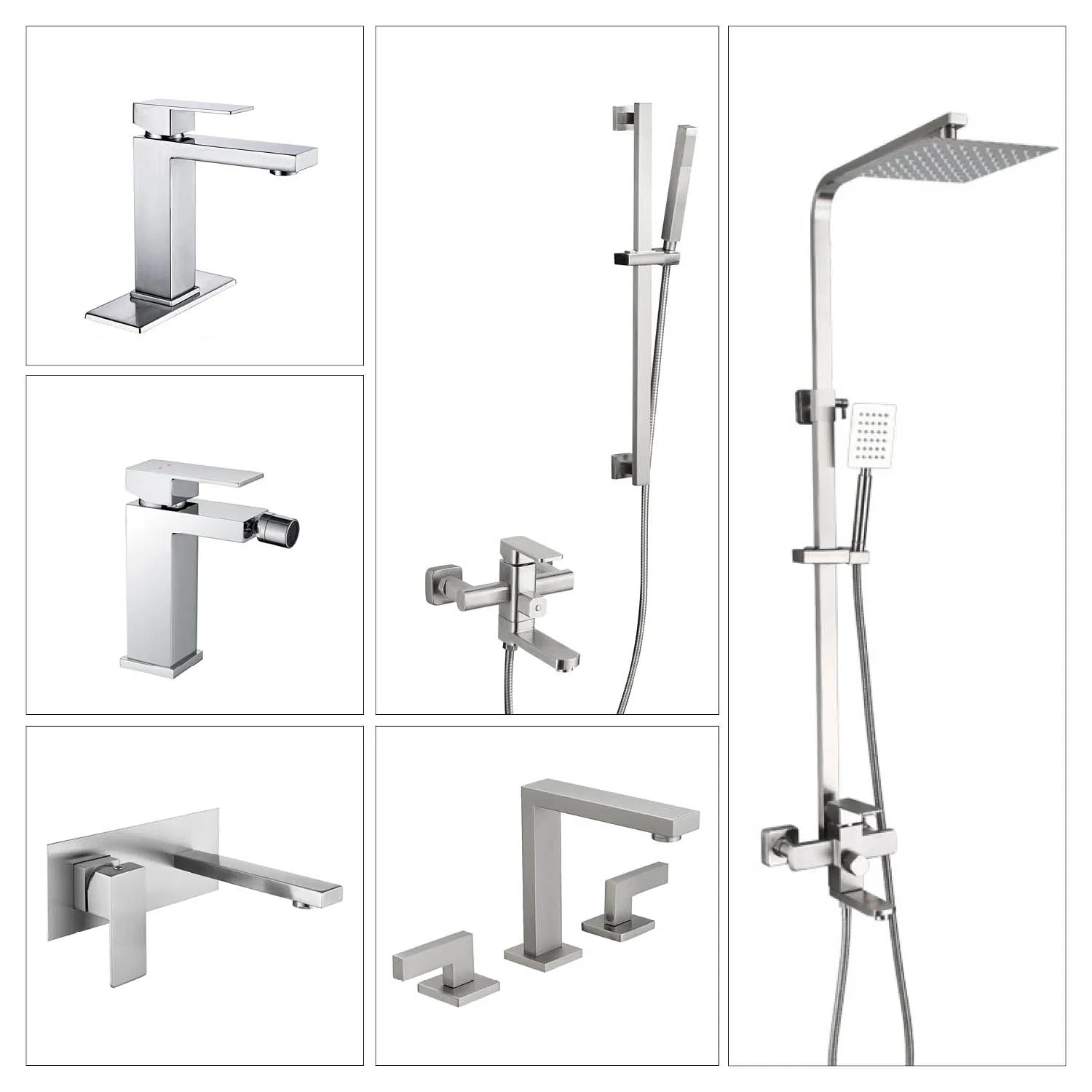 Professional Manufacturer of Bathroom &amp; Kitchen Faucets – OEM/ODM Brass Stainless Steel Mixer Taps Basin Faucet Shower Mixer Sanitary Ware for Projects