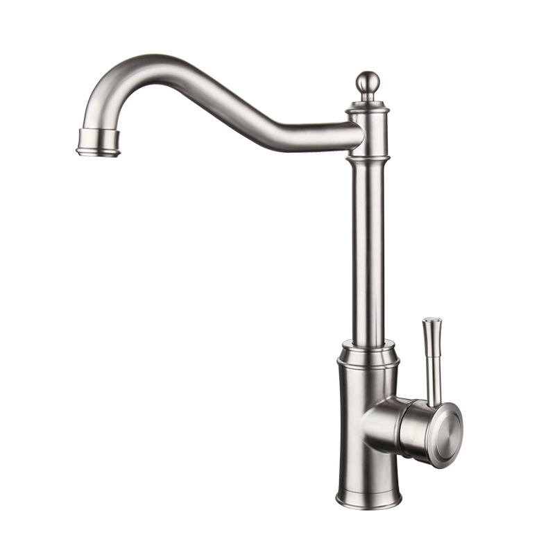 Kitchen Faucet Bridge with Side Sprayer Antique Gold Finished Faucet for Kitchen Sinks
