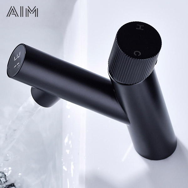 Deck Mounted Single Handle Digital Brass Hand Sink Water Mixer Wash Basin Tap