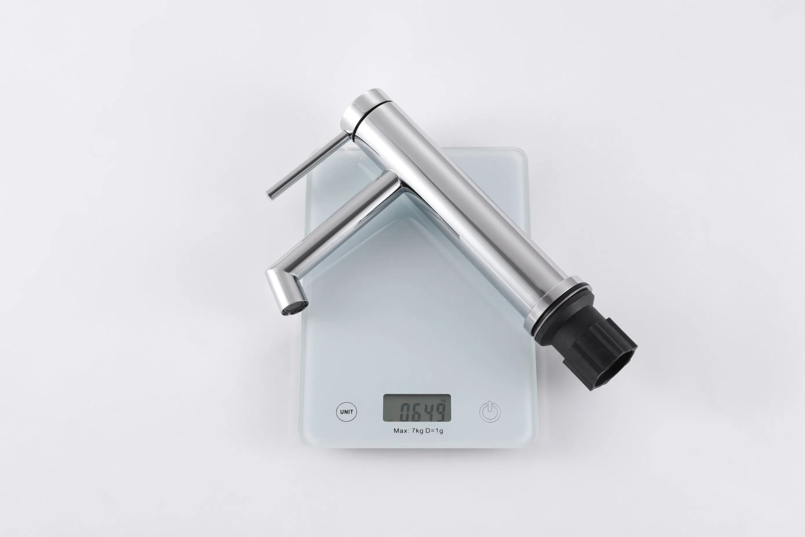 Pillar Black /Chrome Plated Stainless Steel / Brass Basin Mixer Faucet