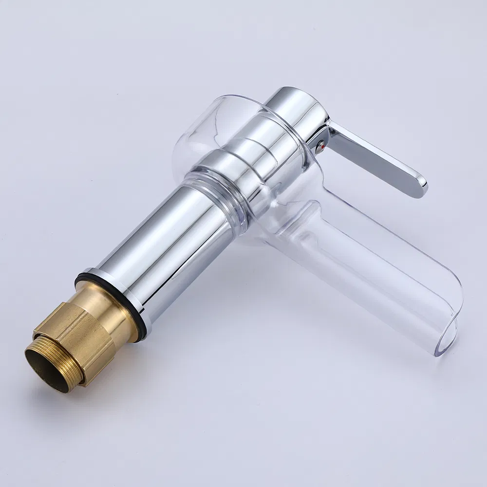 Huadiao Waterful Bathroom Faucet with Single Hole Sink Mixer Tap