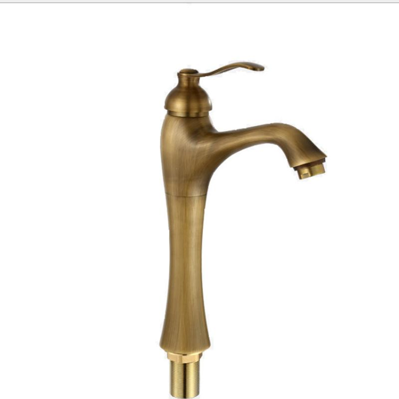 Hotel Bathroom Faucets Basin Tap Mixer Gold/Antique Bronze Finished