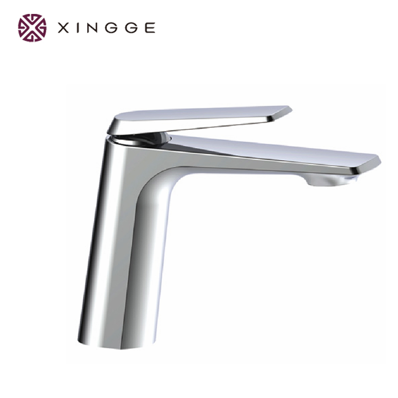 Matte Chorme Black Shower Mixer Luxury Sanitary Ware Single Hole Faucet Water Tap Hand Wash Sink Bathroom Basin Faucet