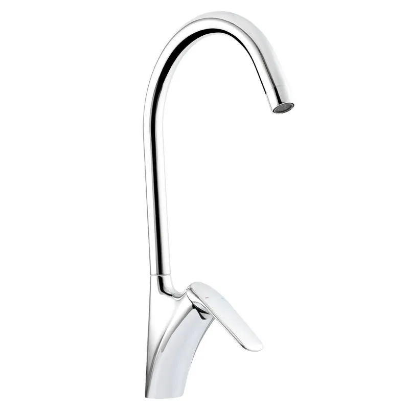 Matte Jet Black High-Arc Kitchen Faucet