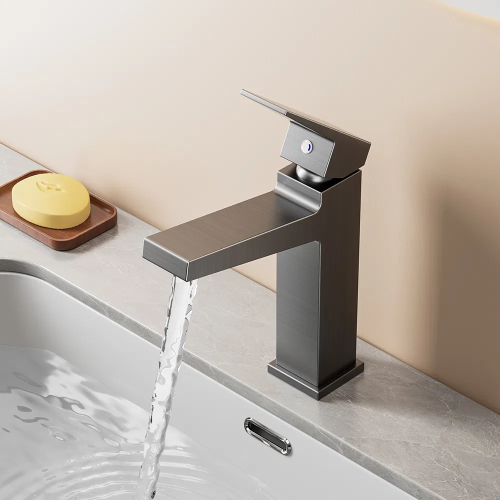 Modern Round Handle Mixer Tap Stainless Steel for Kitchen Sink Bathroom Basin Faucet