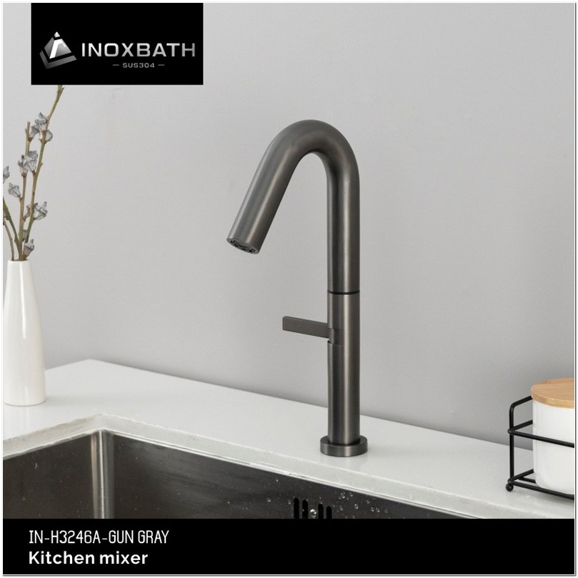 Watermark Listed Stainless Steel Kitchen Faucet Heavy Duty Commercial Grade Arc Design