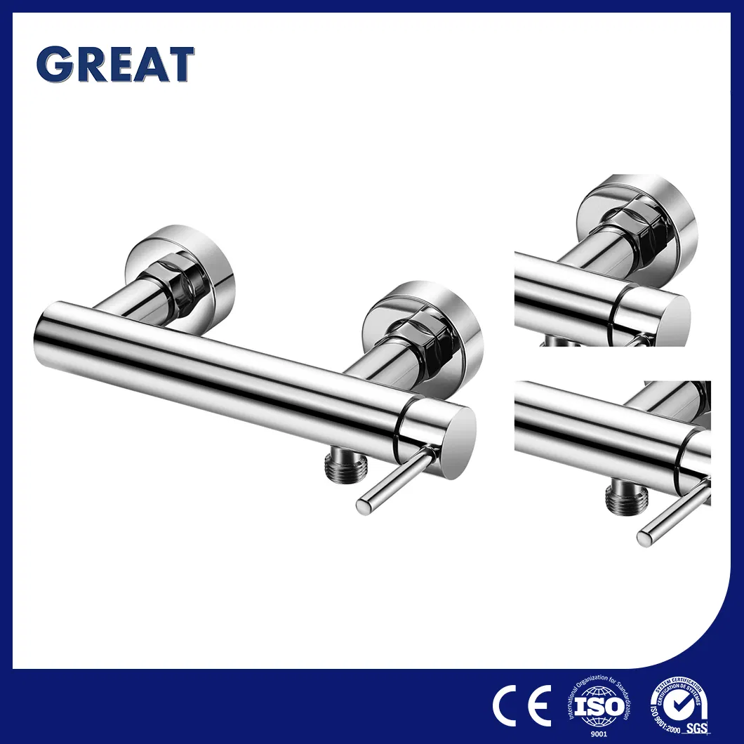 Great Thermostat Shower Faucet Suppliers OEM Shower Mixer Faucets Gl32105A321 Chrome Single Lever Shower Faucet China Contemporary Hot Cold Water Shower Faucet