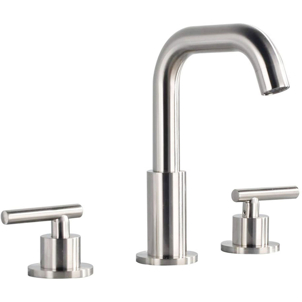 Kaiping Factory Brushed Gold Wash Hand Hot Cold Water Copper Basin Faucets Mixers Taps for Bathroom
