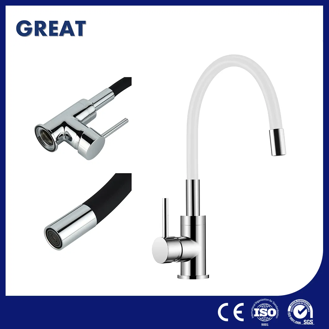 Great Modern Touches Brushed Kitchen Faucet Factory Long Neck Taps Commercial Kitchen Faucet China Gl249m40 Kitchen Faucet Gym Deluxe Universal Kitchen Faucet