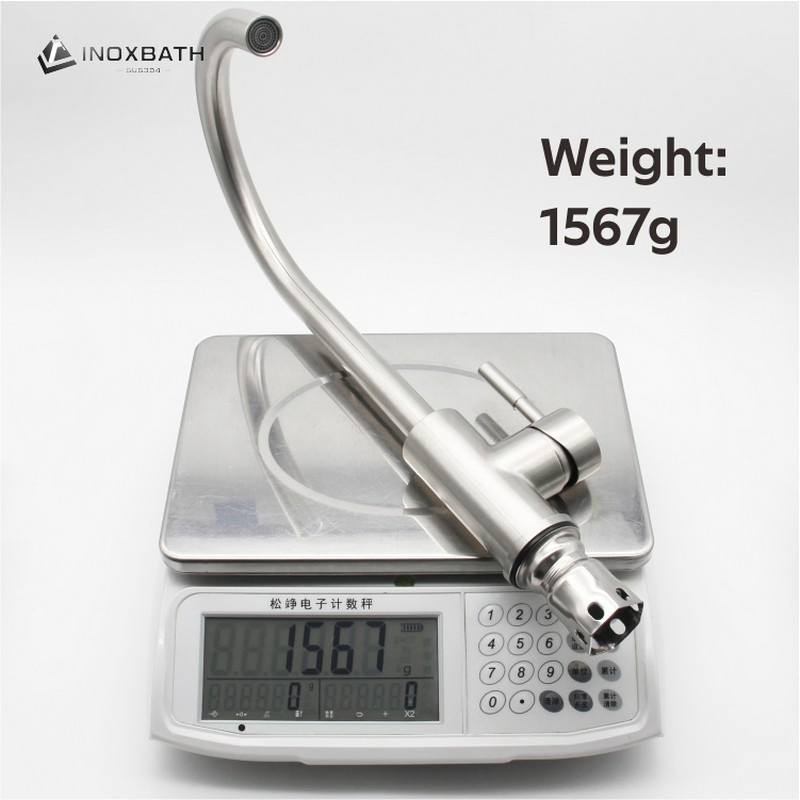 High Quality Ceramic Cartridge 304 Stainless Steel Faucet Mixer Water Kitchen Tap