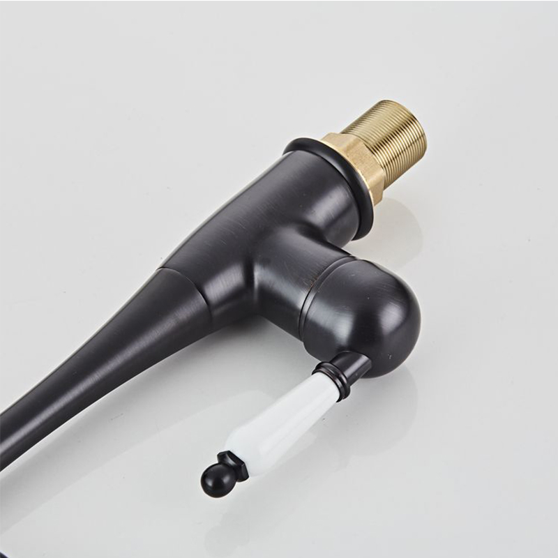 Low Lead Commercial Solid Brass Single Handle Single Lever Kitchen Sink Faucet