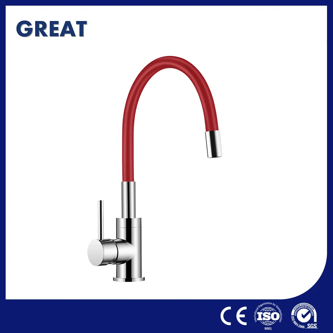 Great Modern Touches Brushed Kitchen Faucet Factory Long Neck Taps Commercial Kitchen Faucet China Gl249m40 Kitchen Faucet Gym Deluxe Universal Kitchen Faucet