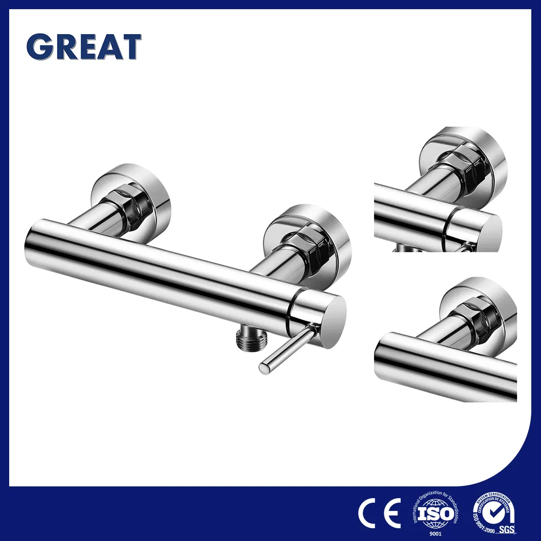 Great Thermostat Shower Faucet Suppliers OEM Shower Mixer Faucets Gl32105A321 Chrome Single Lever Shower Faucet China Contemporary Hot Cold Water Shower Faucet