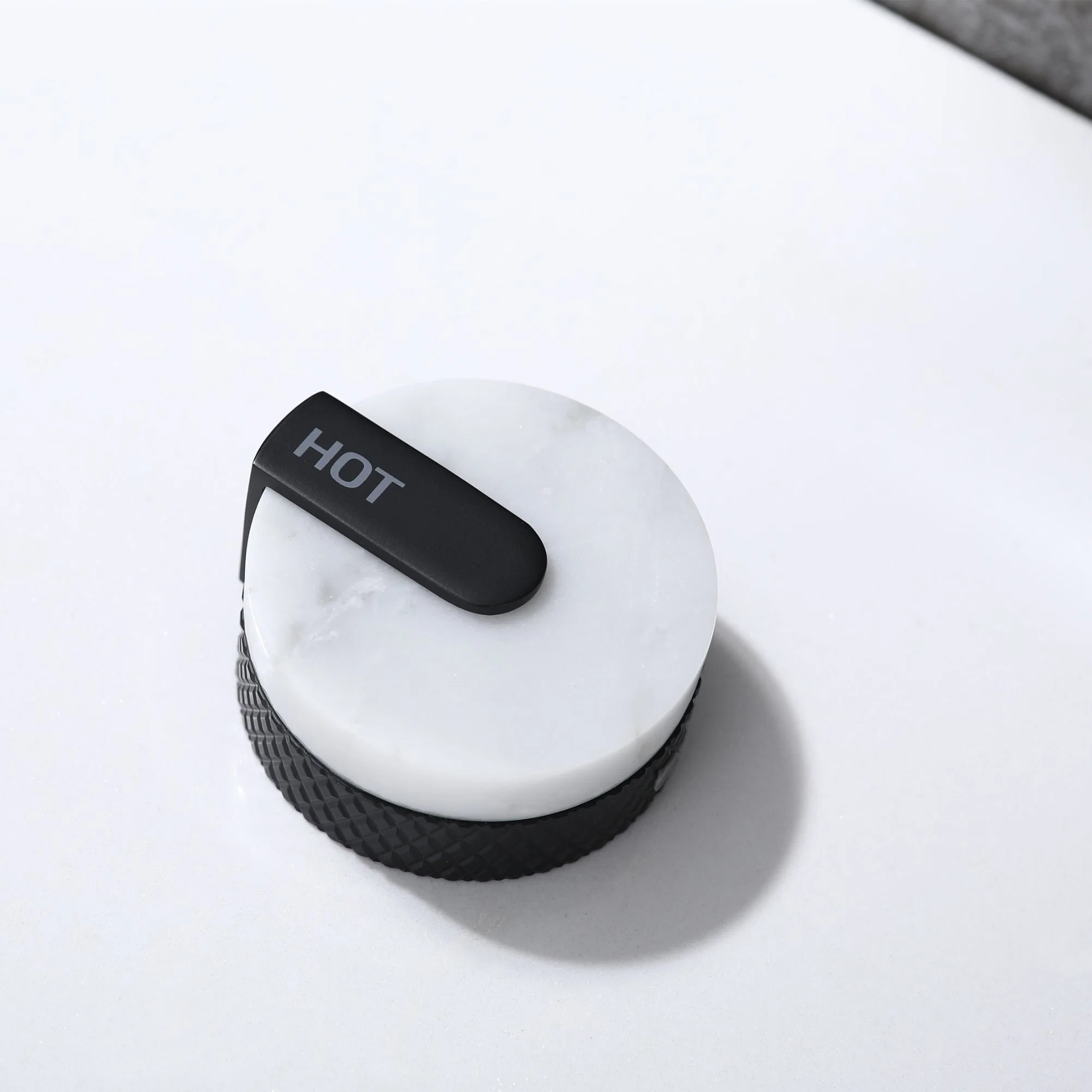 Marble Style 3 Holes Deck Mounted Lavatory Faucet Luxury Design Basin Mixer Bathroom Washroom Tap