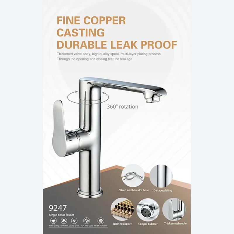 Touchless Basin Faucet with Built-in Soap Dispenser for Modern Sinks