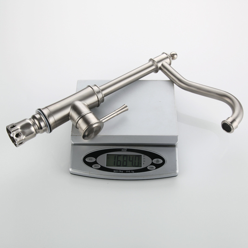 Kitchen Faucet Bridge with Side Sprayer Antique Gold Finished Faucet for Kitchen Sinks