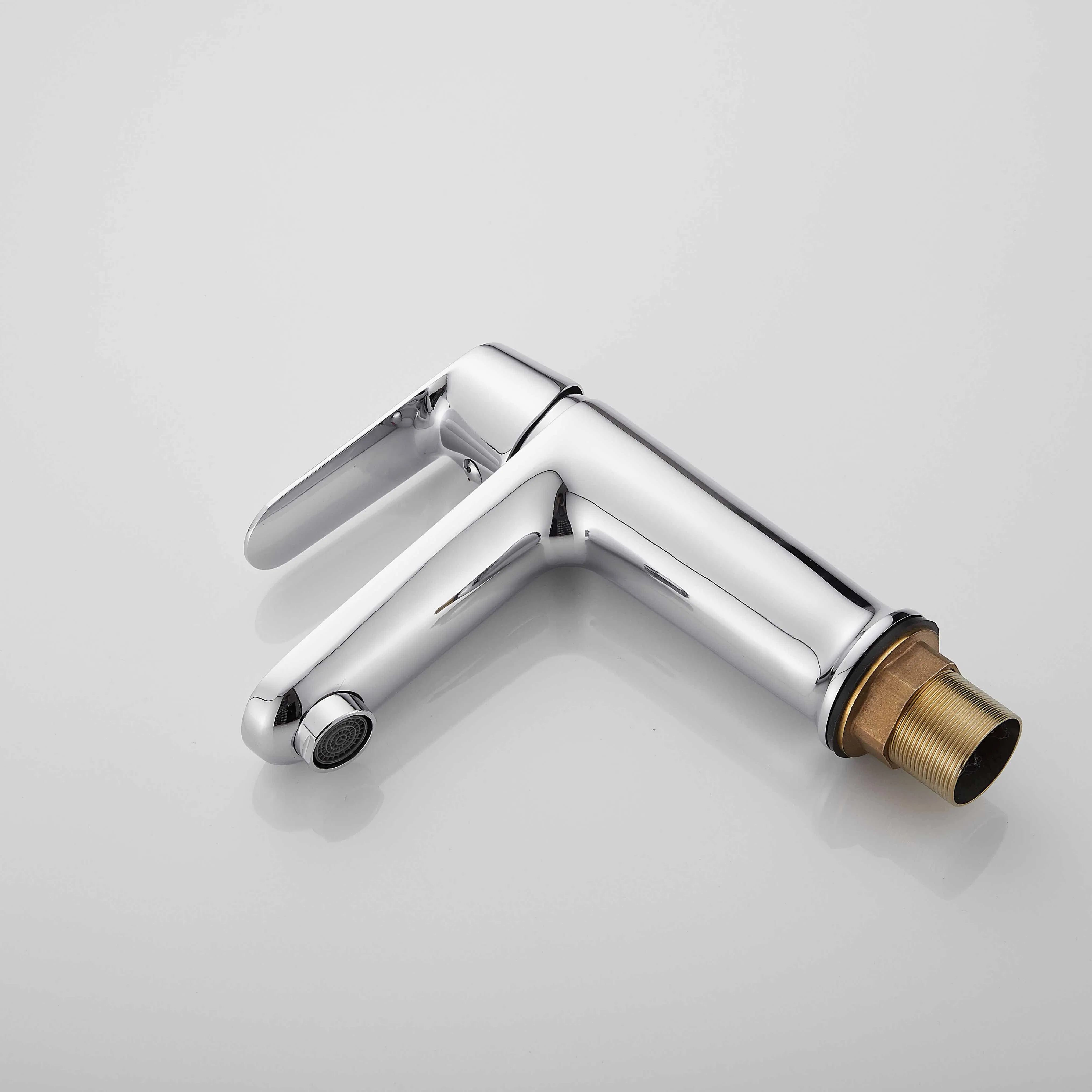 Huadiao Economical Deck Mounted Bathroom Basin Faucet Mixer Sanitary Ware Water Tap