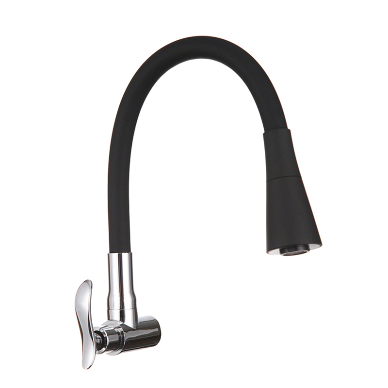 Sanitary Ware Kitchen Sink Pull Down Mixer Single Handle Water Tap Faucet