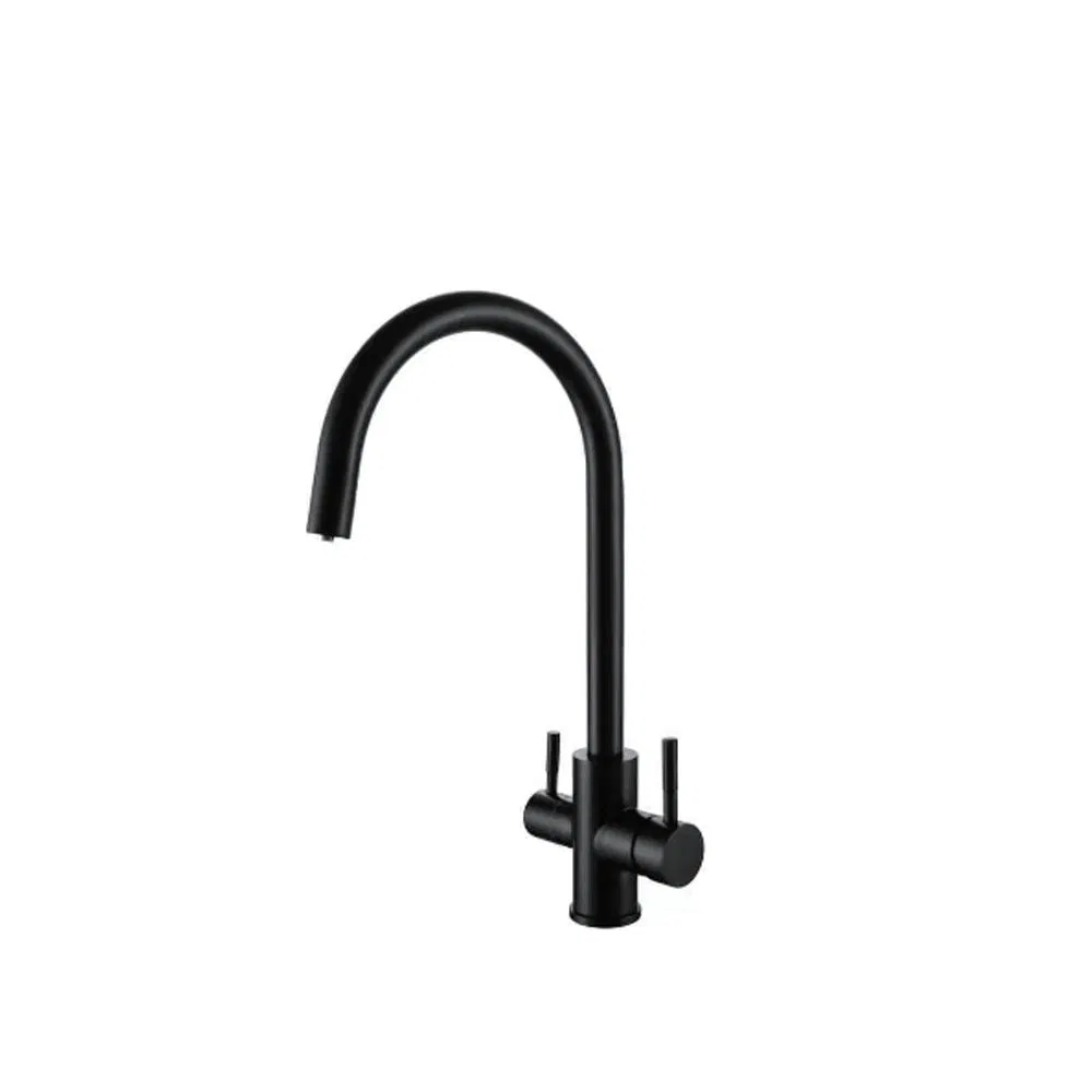 Black 360 Degree Rotatable 304 Stainless Steel Sink Tap Smart Touchless Automatic Sensor Kitchen Faucet with Pull Down Sprayer
