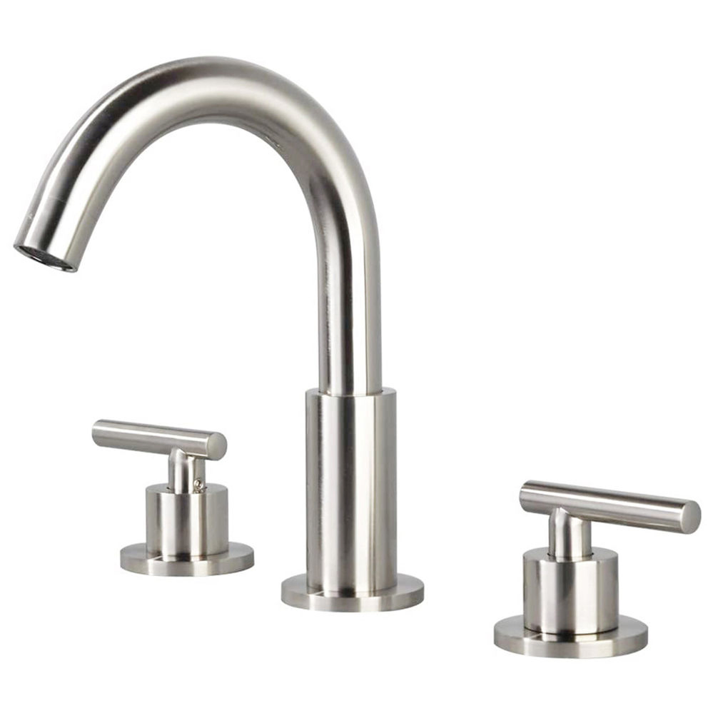 Kaiping Factory Brushed Gold Wash Hand Hot Cold Water Copper Basin Faucets Mixers Taps for Bathroom
