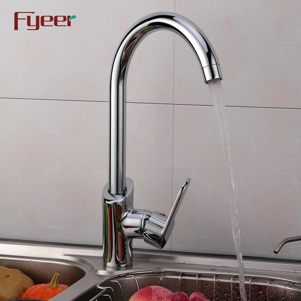 Fyeer Durable High Arc Kitchen Sink Mixer Taps