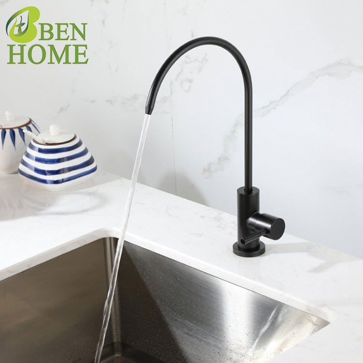 Cheap Stainless Steel Kitchen Faucet Matte Black with Water Purifier Faucet
