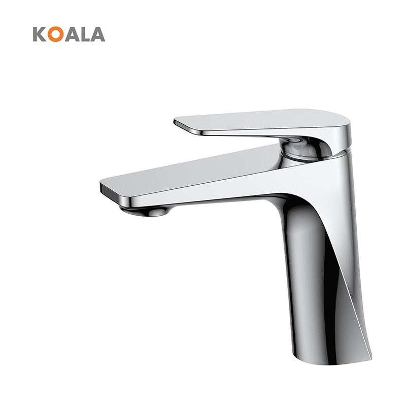Modern Sink Water Single Handle Hot and Cold Water Tap Bathroom Basin Faucet