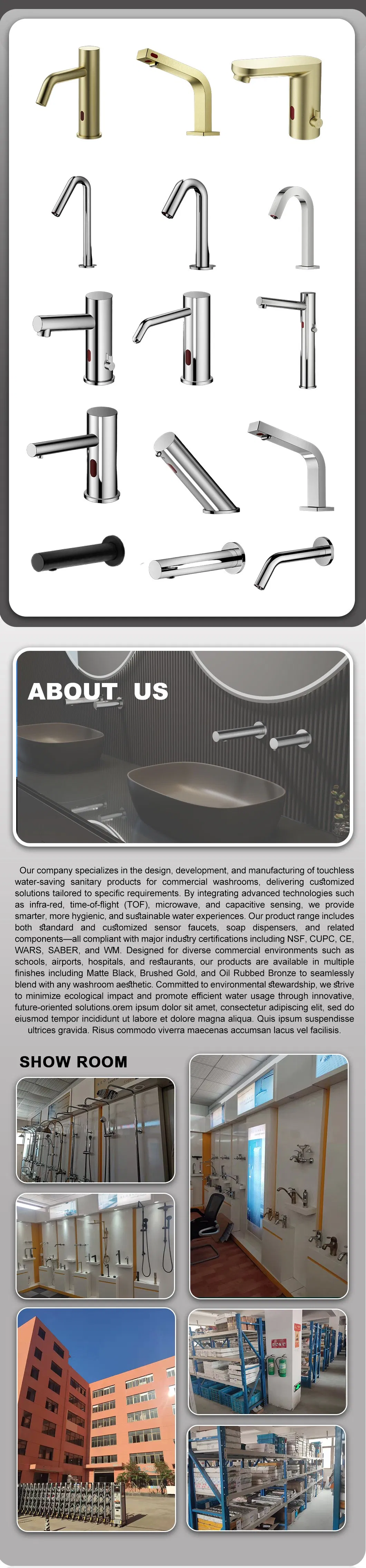 Microwave Sensor Faucet Details 2