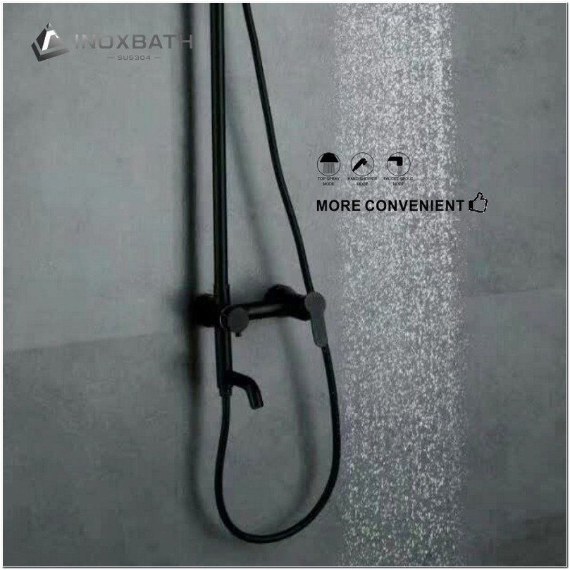 Stainless Steel Shower Faucet Bathroom Fixture Set Watermark Compliance Direct
