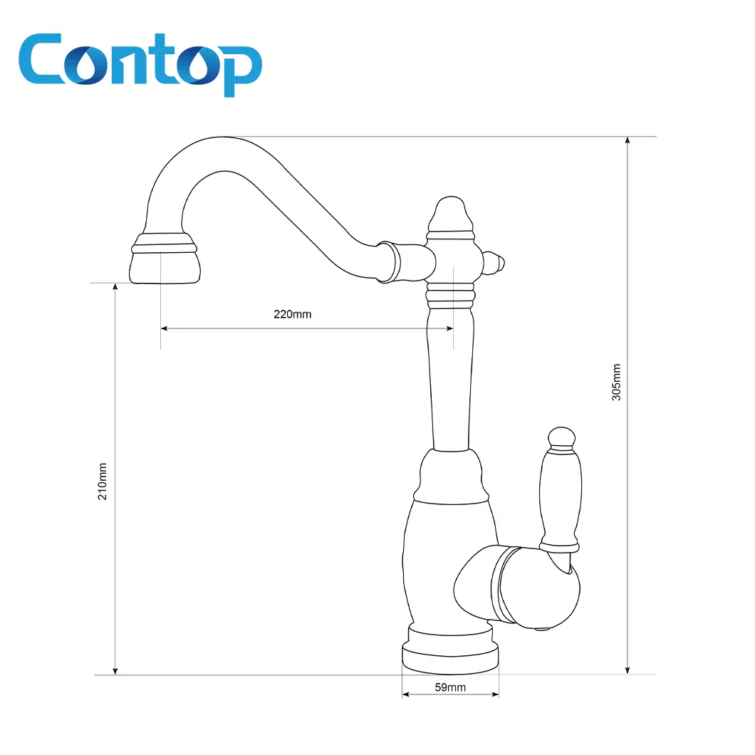 New Products Modern Design Antique Kitchen Faucet Commercial Kitchen Water Faucet