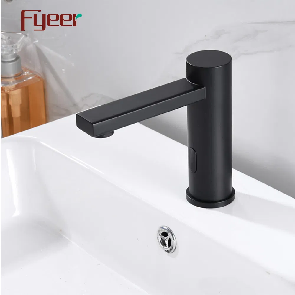 Fyeer Matte Black in SUS 304 Touchless Bathroom Faucet
