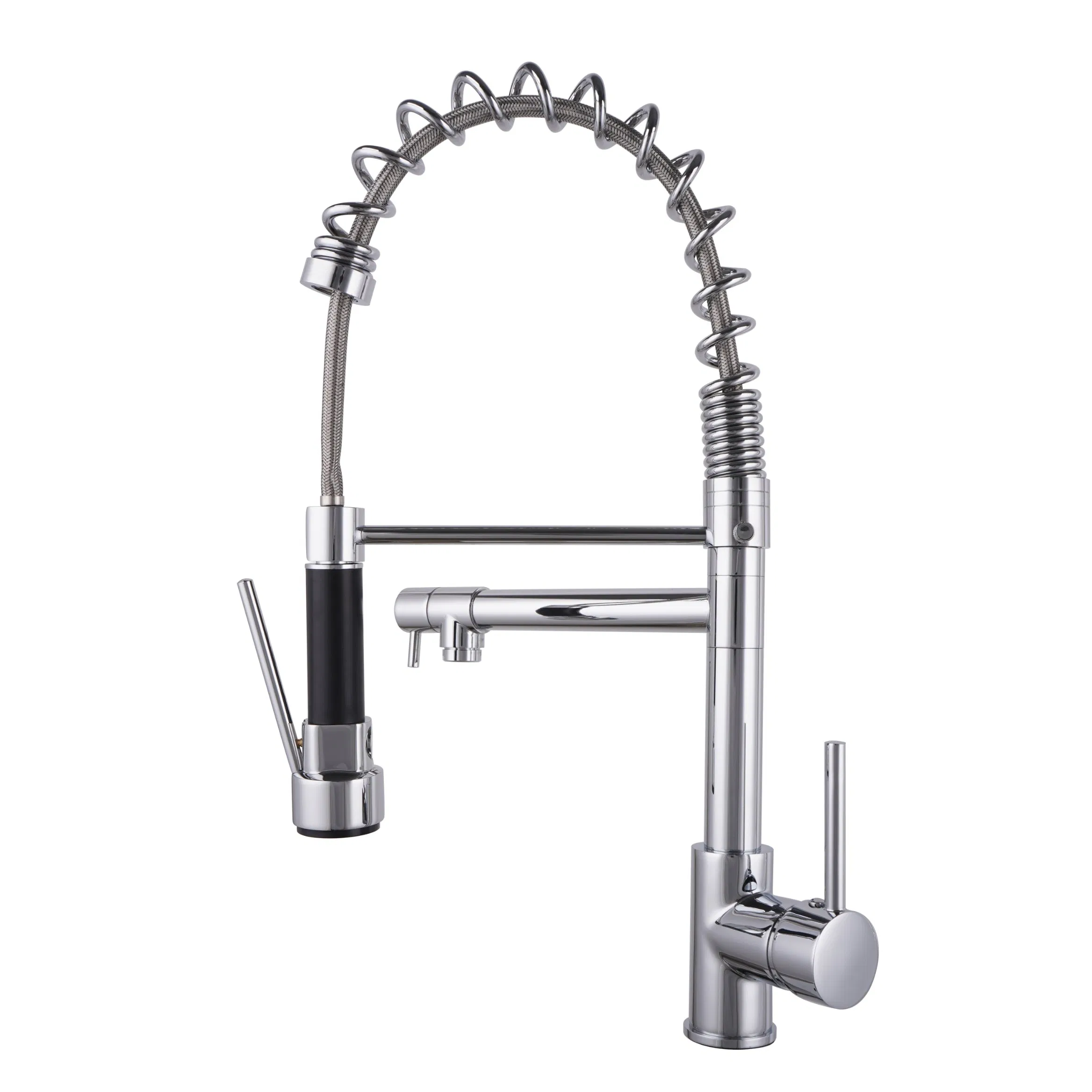 New Design Convenient Kitchen Faucet Bibcock with Pull Down Sprayer Odn-39