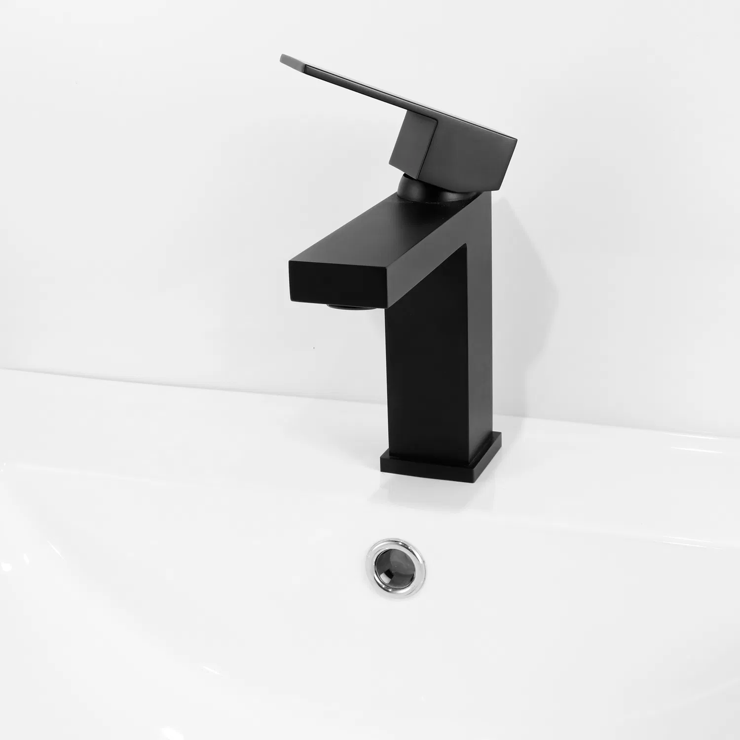 Watermark Approval Bathroom Sanitary Ware Matte Black Water Tap Basin Mixer Faucet