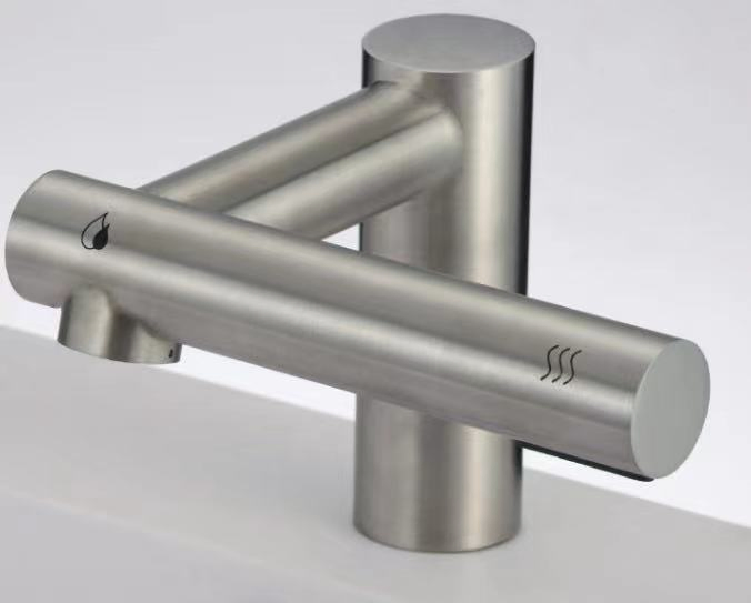 2 in 1 Stainless Steel Automatic Touchless Hand Washer Dryer Basin Faucet