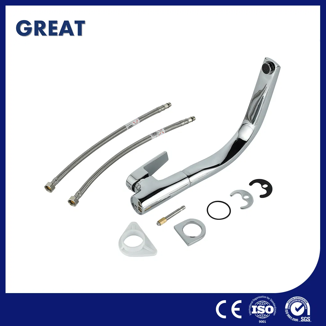 Great Kitchen Faucet with Sprayer 5 Hole Factory OEM Customized Black Gold Kitchen Faucet Gl90110A110 Chrome Kitchen Faucet Smooth Touchless Kitchen Faucet