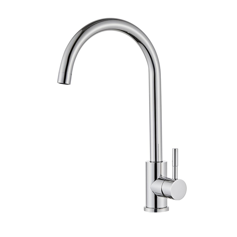 Single Handle Sink Mixer Faucet 304 Stainless Steel Kitchen Water Tap