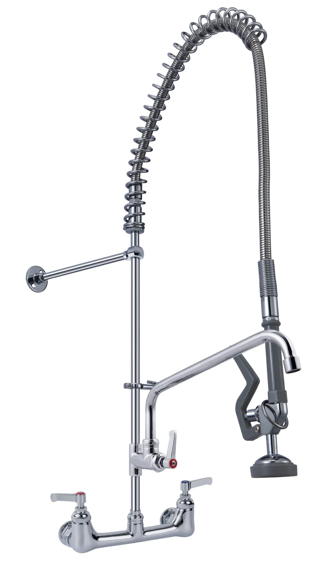 Wall Mounted Commercial Kitchen and Sink Faucet Pre Rinse Unit