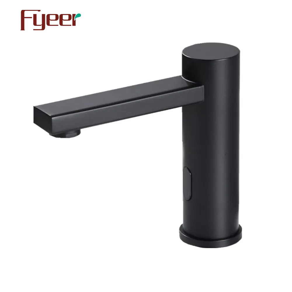 Fyeer Matte Black in SUS 304 Touchless Bathroom Faucet
