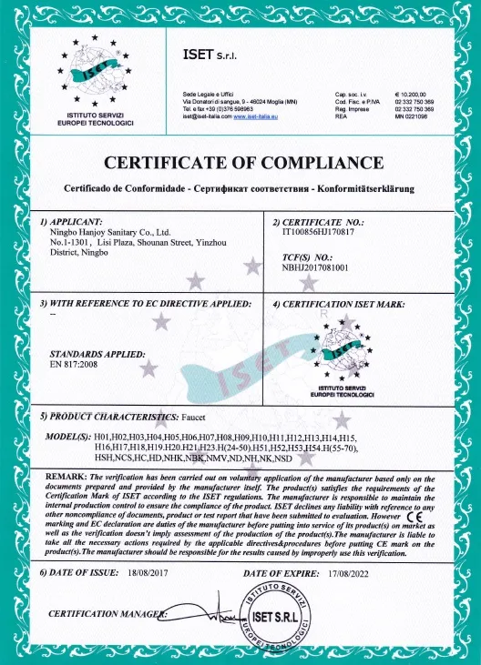 ISO Certification