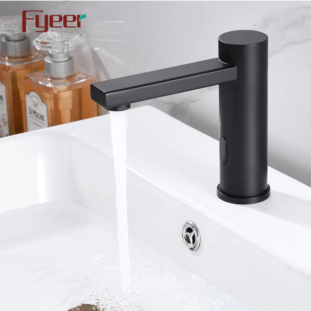 Fyeer Matte Black in SUS 304 Touchless Bathroom Faucet