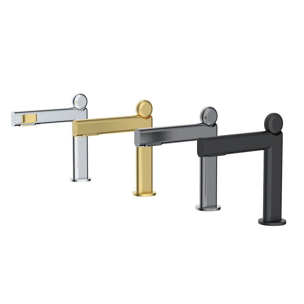 Tiema New Design Faucet Hot and Cold Single Handle Brass Chrome Basin Faucet Bathroom Mixer Tap