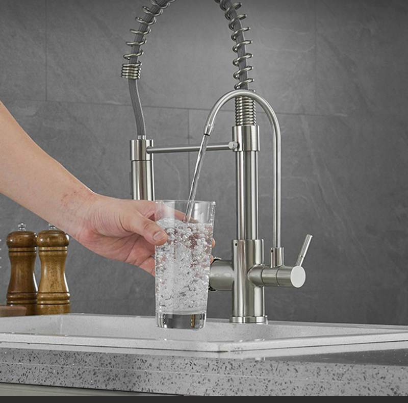 Faucet Fantasy Design Pull out Spring Kitchen Sink Faucet Kitchen Sink Faucet for Sink Stainless Steel 304 Kitchen Faucet