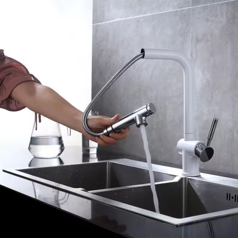 Commercial Replace Pull out Kitchen Faucet with Sprayer