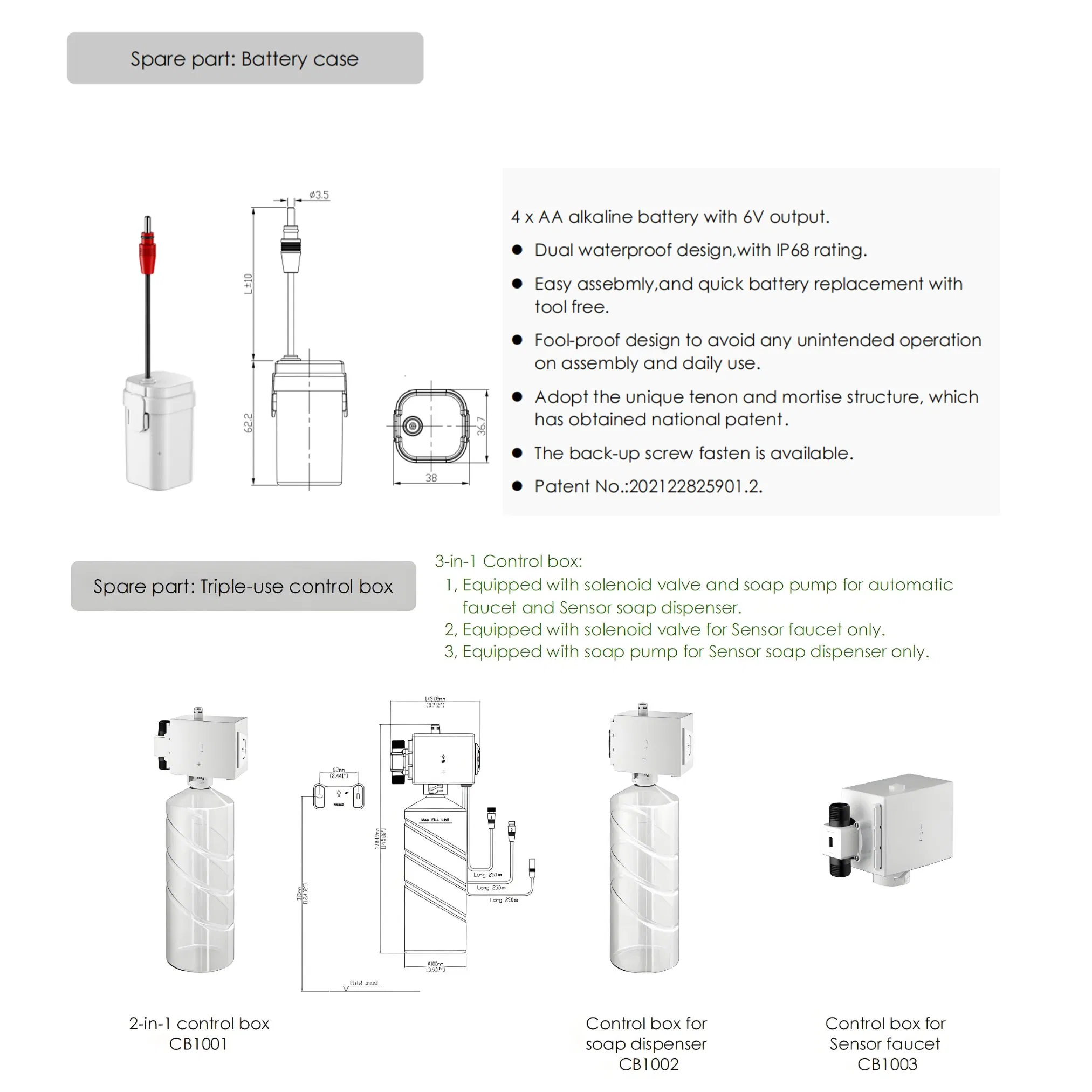 Smart Tap Automatic Faucet Stainless Steel Sensor Touchless Water Saving Single-Hole Mount Commercial Grade