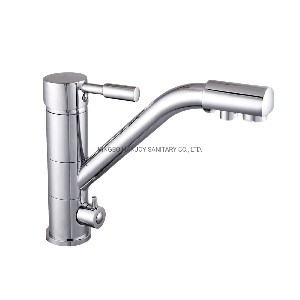 Deck Mounted Drink Water Filter Brass Kitchen Faucet (H22-555)