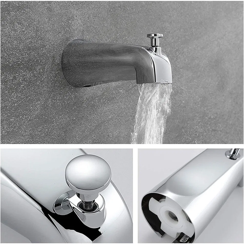 Aquacubic Cupc CE Certified Hot and Cold Water Modern Pressure Balance Chrome Bathroom Concealed Shower Faucet Set
