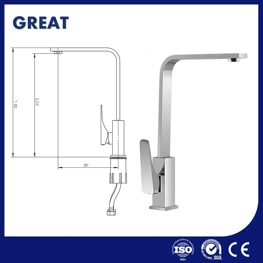 Great Black Ss Steel Kitchen Faucet Factory Kitchen Faucet Gl9719A97 Chrome Single Lever Kitchen Faucet China Resists Tarnish Pull Down Sprayer Kitchen Faucet