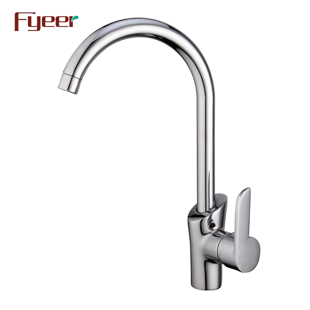Fyeer Durable High Arc Kitchen Sink Mixer Taps