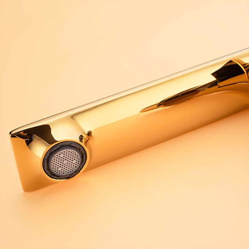Wholesale Gold Finish Brass Corrosion-Resistant Bathroom Water Mixer Basin Faucet
