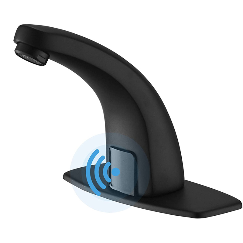 Touchless Induction Vanity Faucet Chrome Bathroom Automatic Touch Sensor Basin Tap Sink Faucet